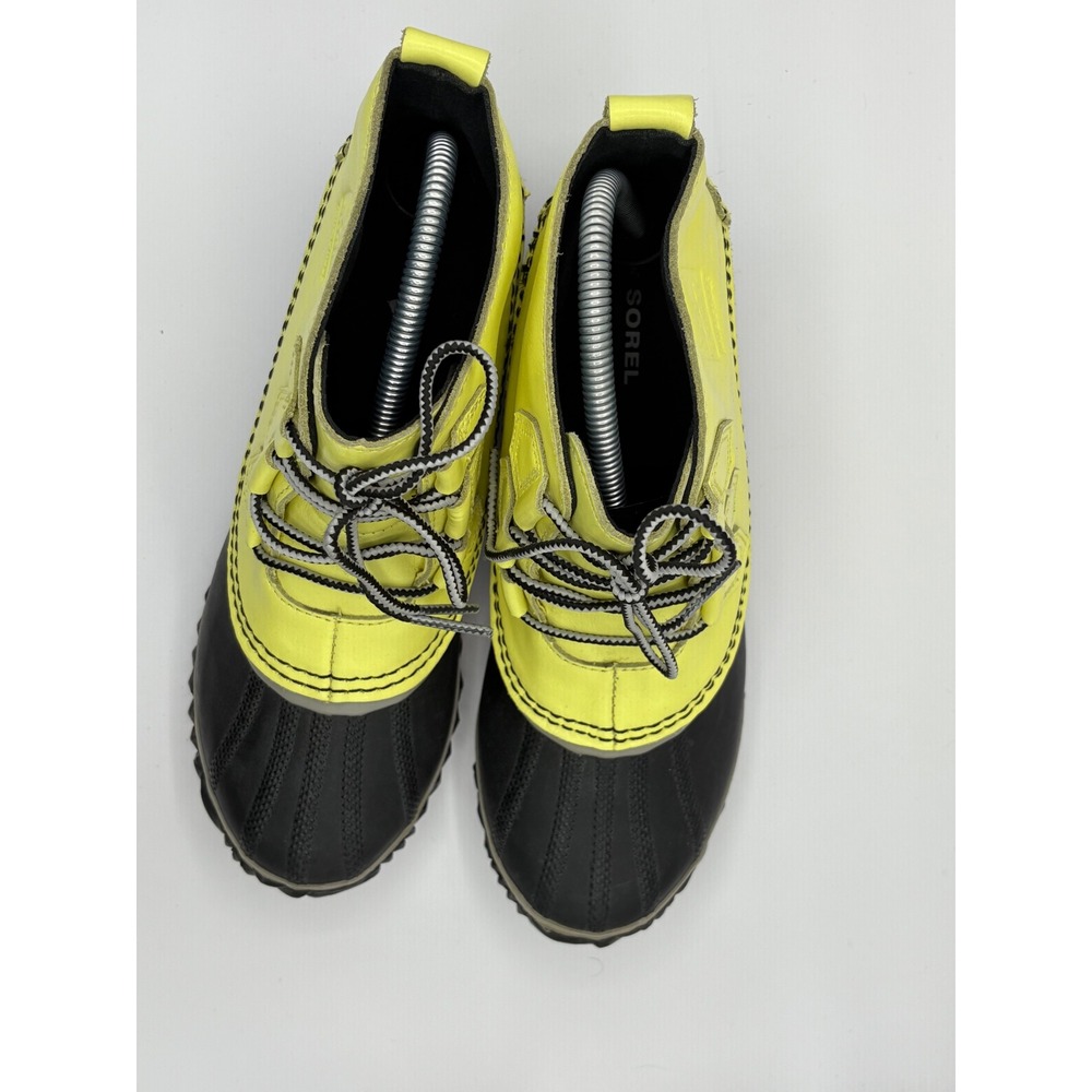 Sorel Yellow and Black Waterproof Winter Boots - Picture 5 of 9